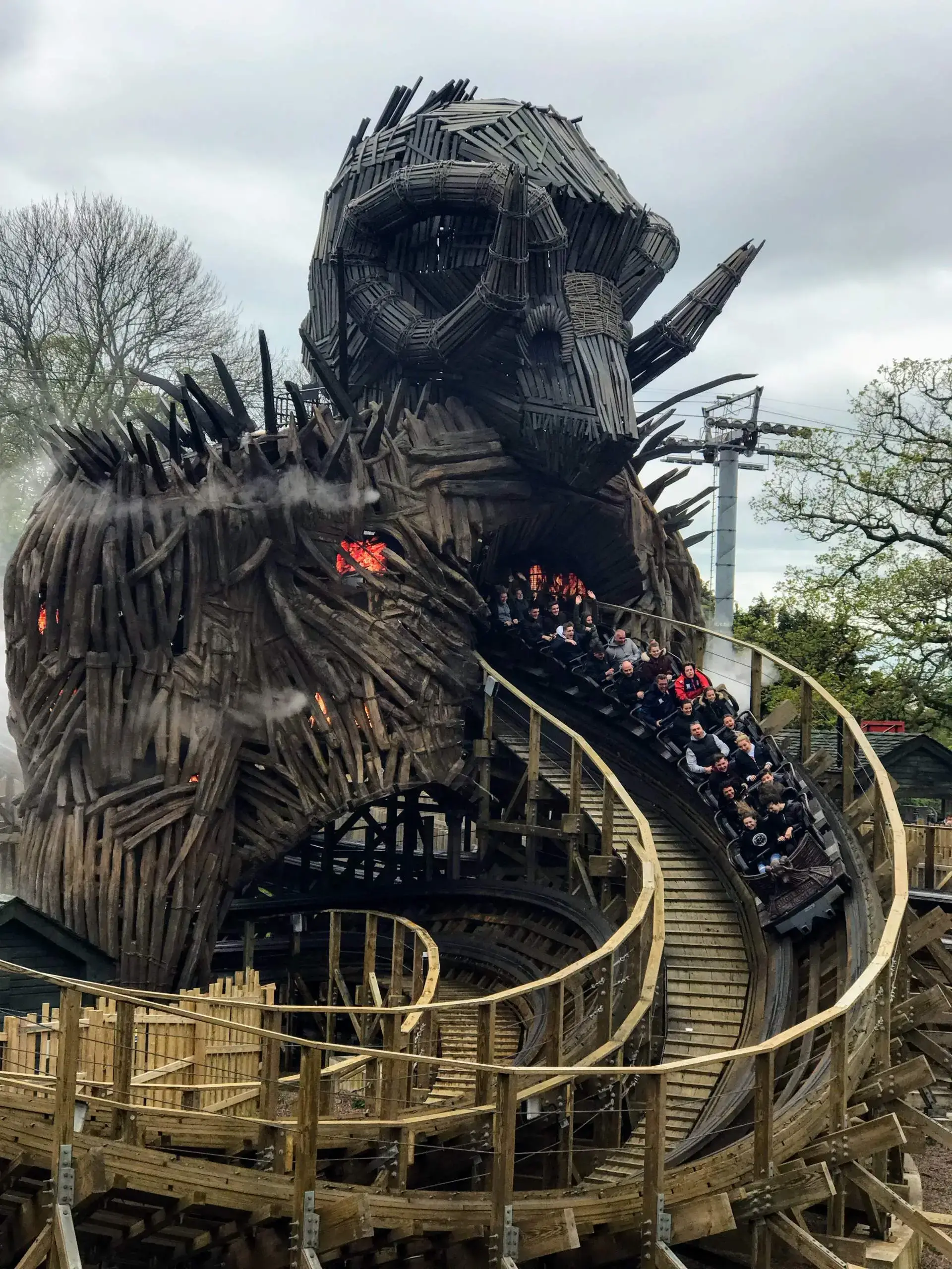 Wicker Man rollercoaster at Alton Towers