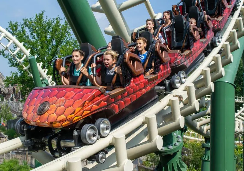 De Efteling Theme Park Python Ride